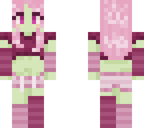 cute zombie (?) girlie pink hair