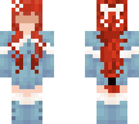 ginger in winter clothes