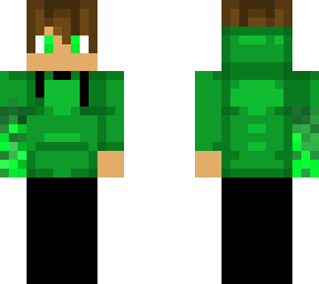 green sweatshirt