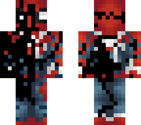 half spiderman hafl black spiderman