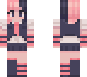 pink and black