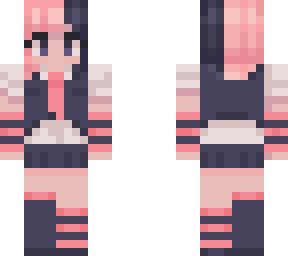 pink and black