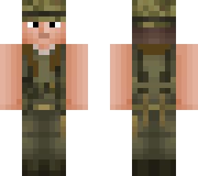 US vietnam war heavy machine gunner | Minecraft Skin