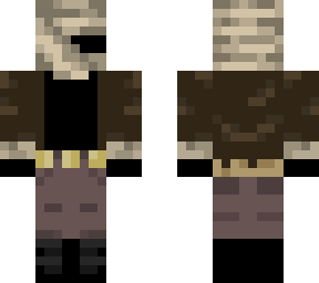wrapped man