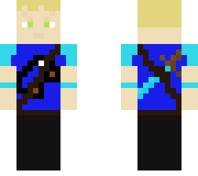 bedwars player (blue)