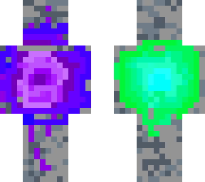 crystal character double sided