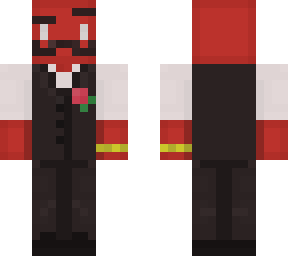 mr red in suit