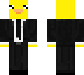 duck with a suit