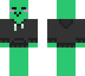 greenie in hoodie w/o hat