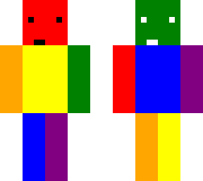 inverse color man