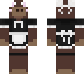 monkey in maid suit