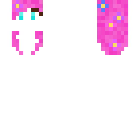 pink hair base with flowers