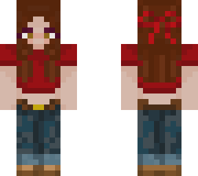 red y2k girlll
