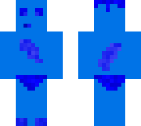 the blue