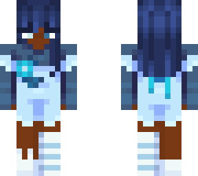 blue girl