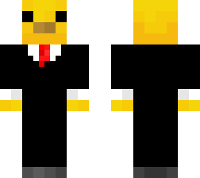 chick in a suit