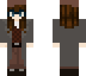 girl in a trench coat