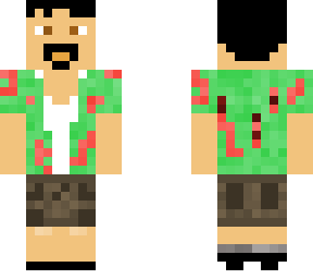 hawaiian shirt man