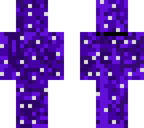 purple glittering charecter