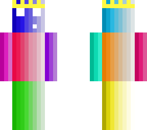 rainbow gradient slime