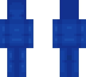 true blue skin shade
