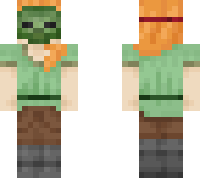 alex w/ zombie mask
