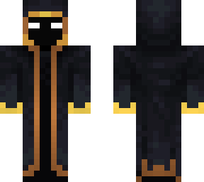 man in a black robe