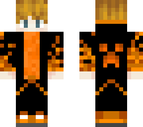 orange hoodie boy