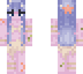pink mermaid girl