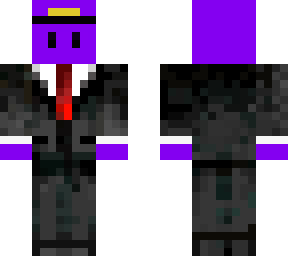 purp in a suit