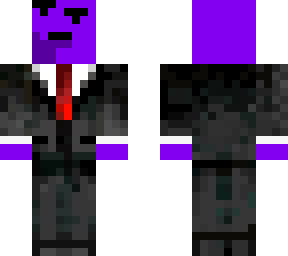 purple guy in a suit