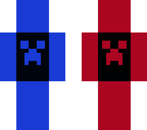 red blue creeper