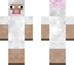 sheep with bow