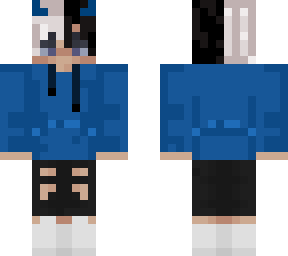 blue demon boy
