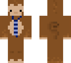 monkey with blue tie