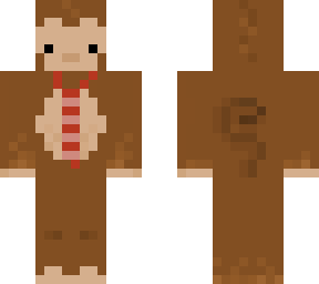 monkey with red tie