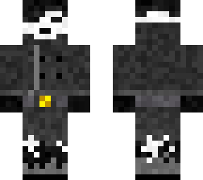 white skin with coat