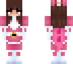 crystal molly cubito ~ power ranger rosa sin casco