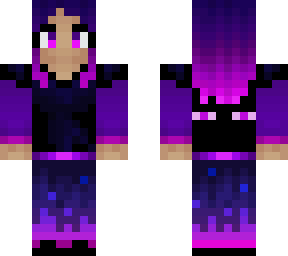 purple to pink girl