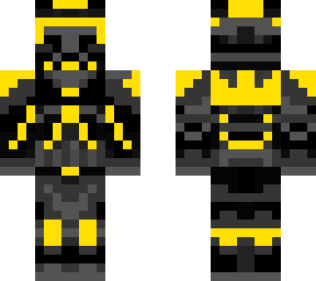 yellow and black clone trooper with prince zam face on back