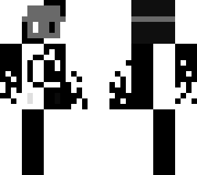 black and white guy