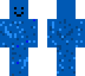 blue man