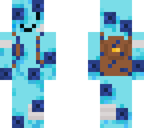 cyan blob
