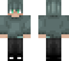 green hoodie