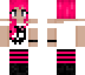 pink hair furry boots
