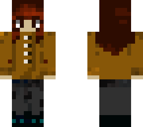 red hair coat