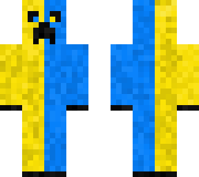 yellow and blue creeper