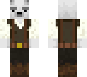 casual medieval stroll polar bear