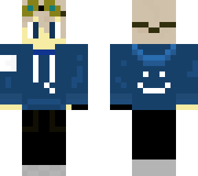 jace with blue hoodie blonde