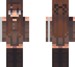 cozy autumn brunette